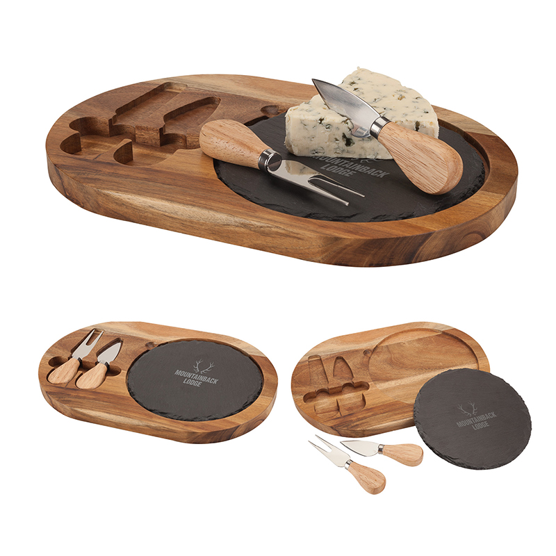 Picture of Bon Appetit Slate Cheese Set