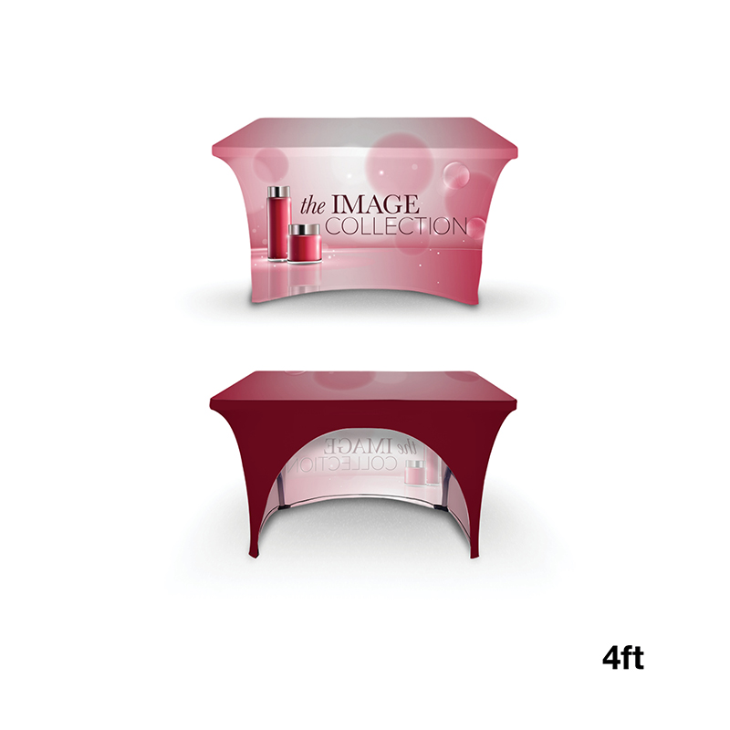 Picture of DisplaySplash 4' Stretch Open Back Table Cover