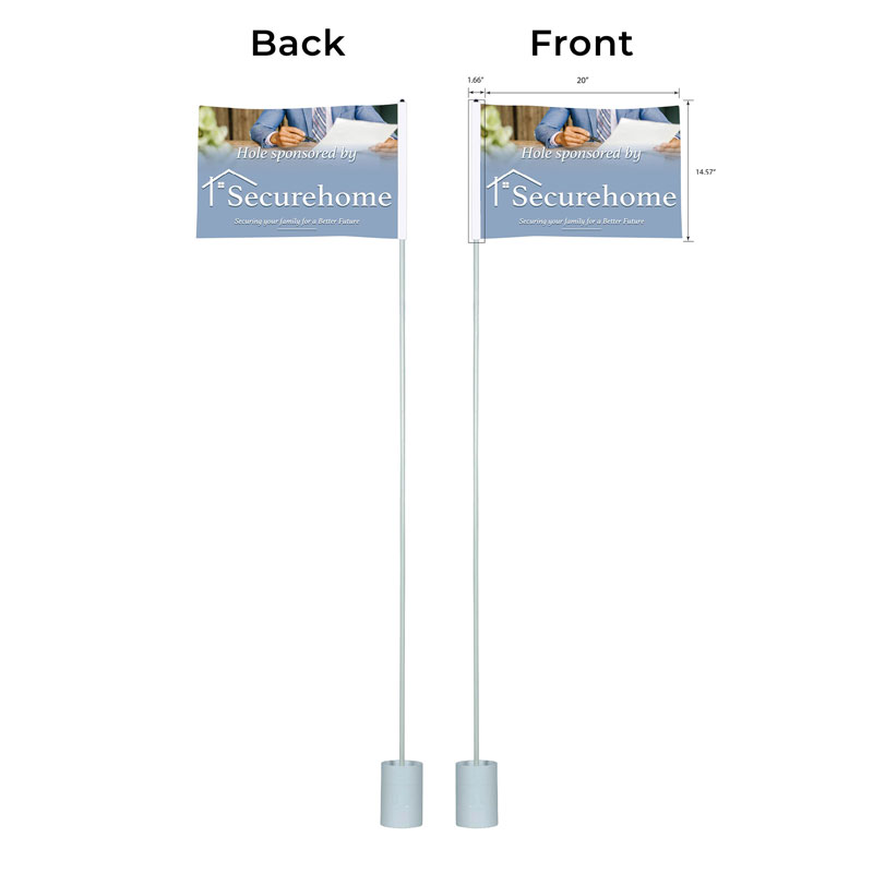 Picture of DisplaySplash Golf Flag - Double Sided