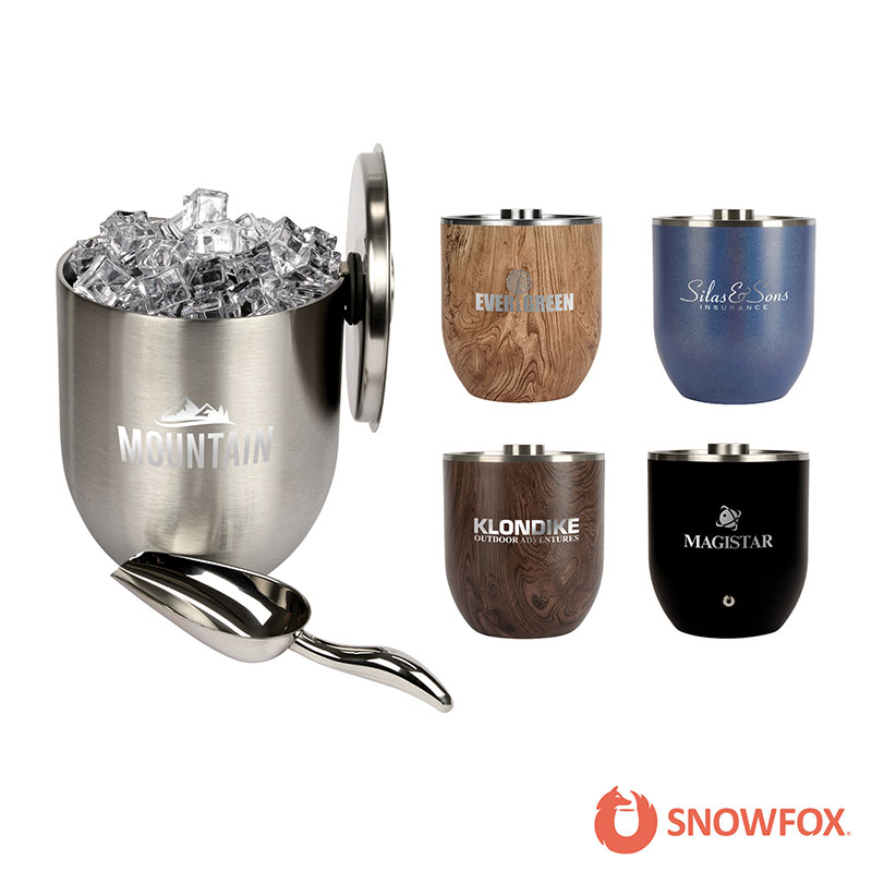Picture of Snowfox 3L Double Wall Stainless Steel, Vacuum Insulated Ice Bucket