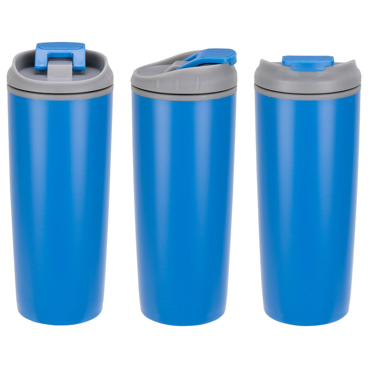 Picture of Olympia 17 oz Stainless Steel/Polypropylene Tumbler with Flip Top Lid
