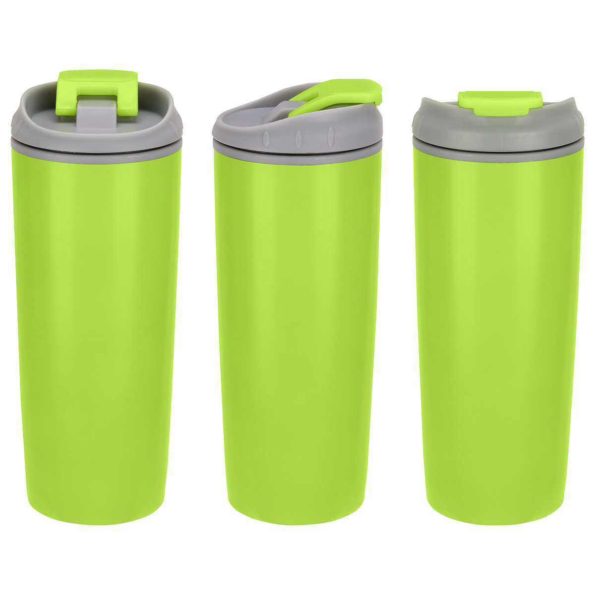 Picture of Olympia 17 oz Stainless Steel/Polypropylene Tumbler with Flip Top Lid