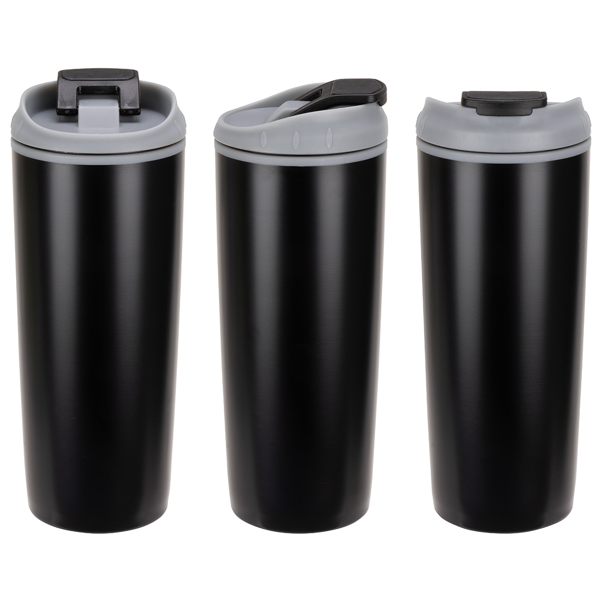 Picture of Olympia 17 oz Stainless Steel/Polypropylene Tumbler with Flip Top Lid