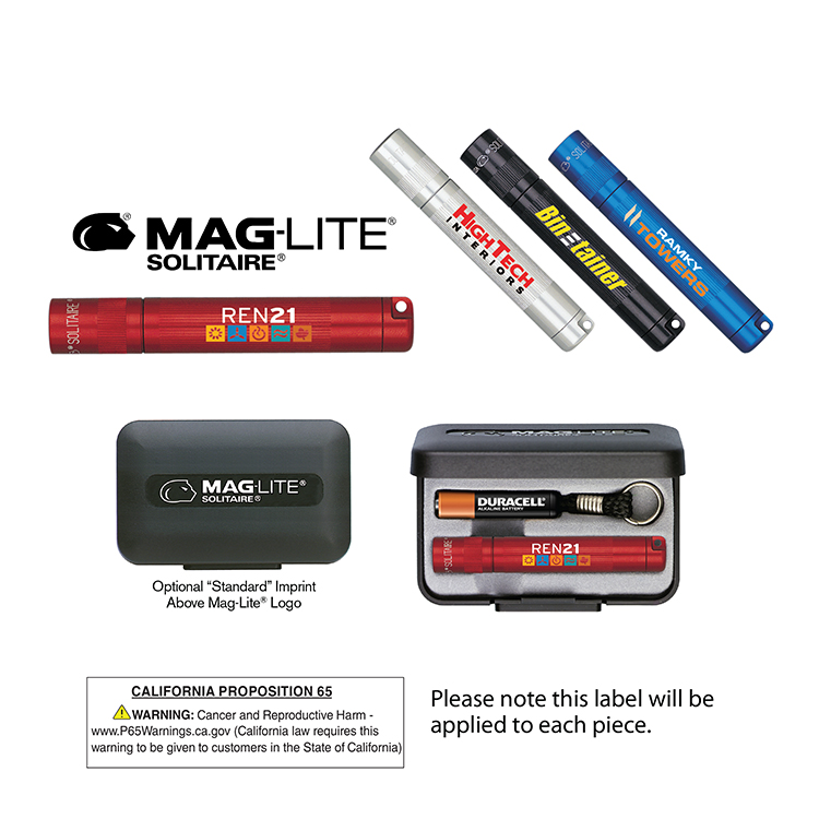 Picture of K3A Maglite® Solitaire Flashlight w/1 AAA Battery (Full Color Digital)