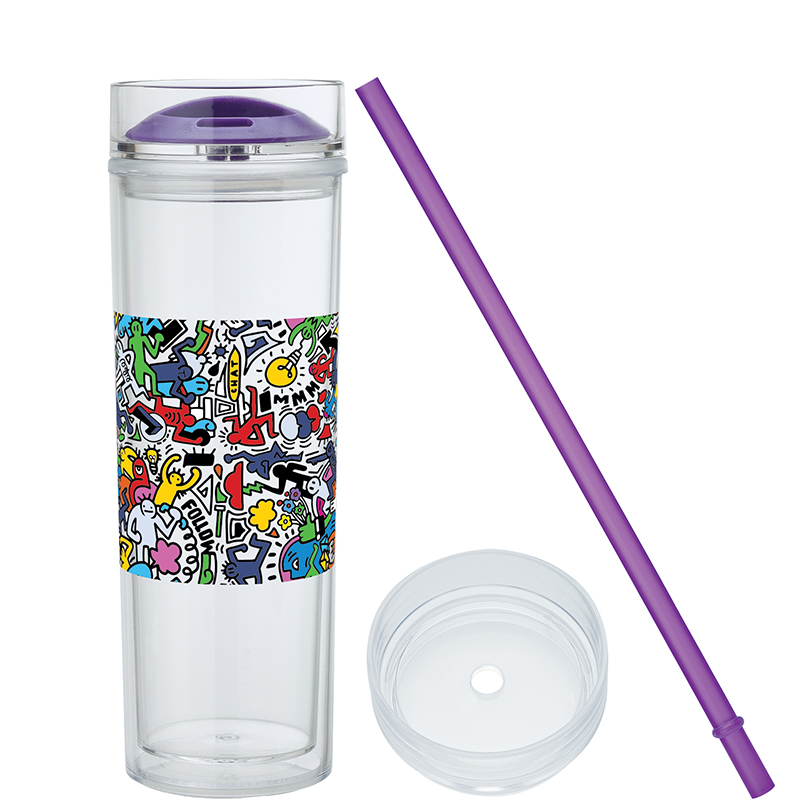 Picture of Jomocha 16 oz. Double Lid Hot / Cold Tumbler
