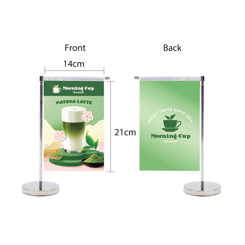 Picture of DisplaySplash Tabletop Vertical Flag - Double Sided