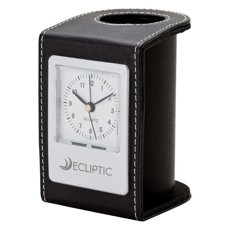Picture of Alba Desk Clock & Pen Cup