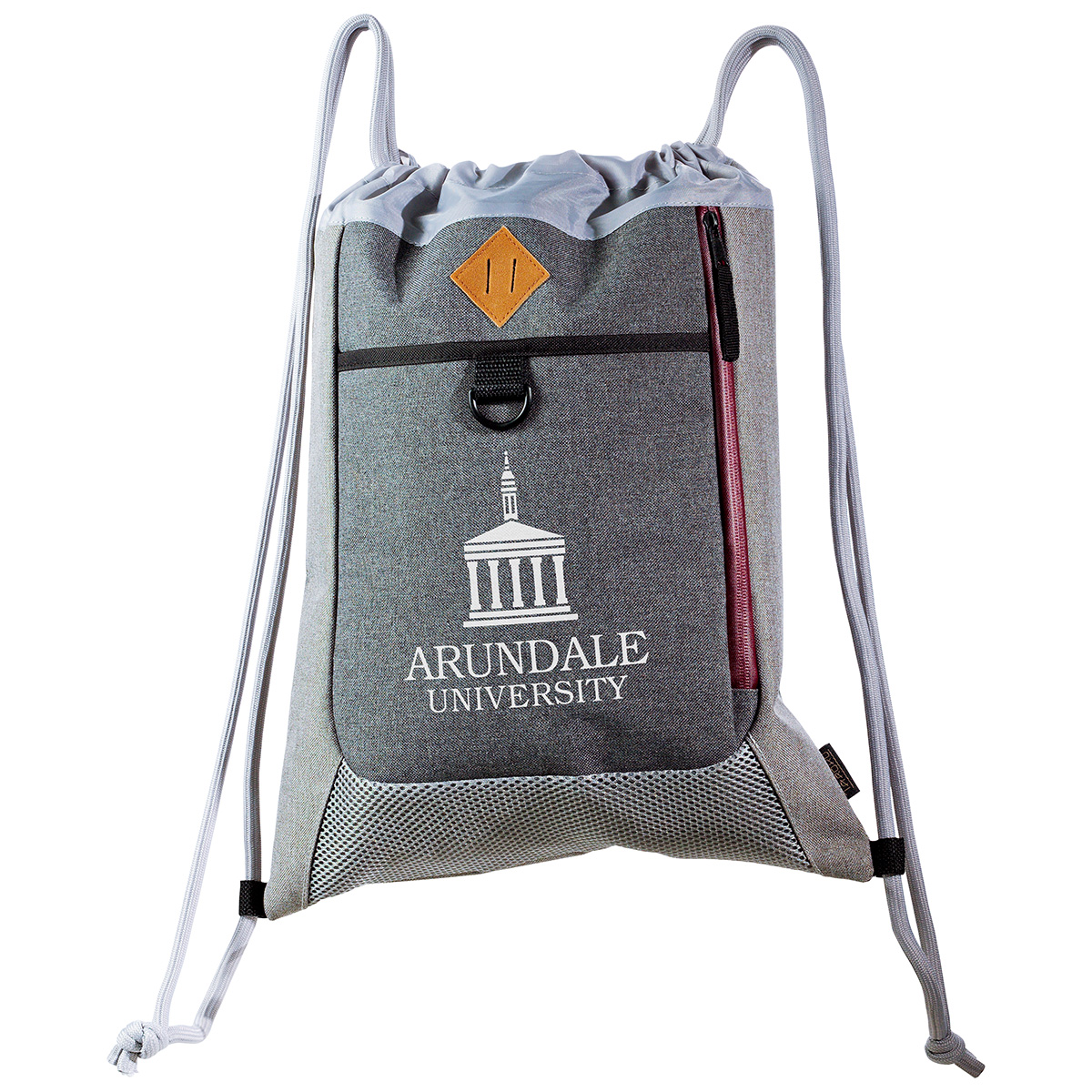 Picture of Bordeaux Polycanvas Drawstring Bag by Taroko™