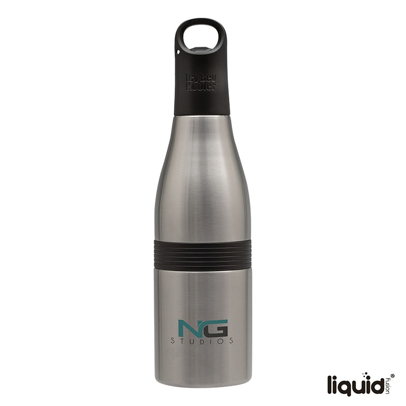 Picture of Liquid Fusion Icy Bev Kooler 22 oz. 3-In-1 Double Wall Stainless Steel Bottle