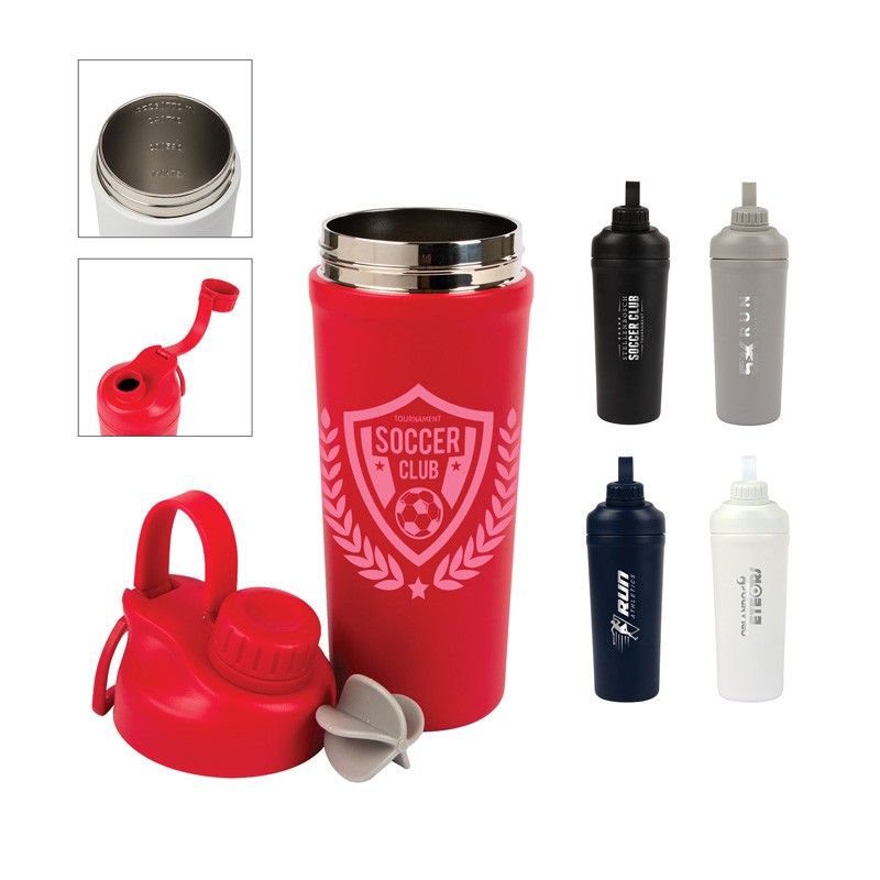 Picture of Longden 26 oz. Double Wall, Stainless Steel Shaker Bottle