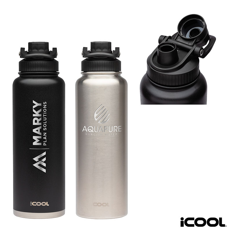 Picture of iCOOL Durango 40 oz. Double Wall, Stainless Steel Water Bottle