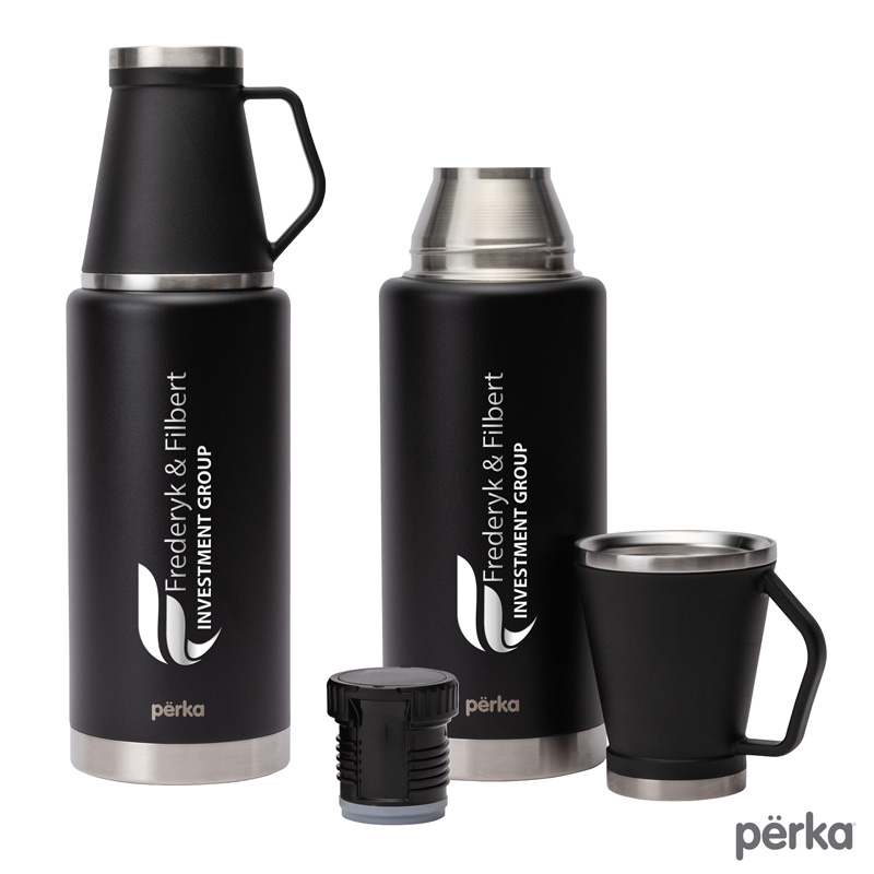 Picture of Perka Rover 51 oz. Double Wall, Stainless Steel Growler w/ Cup