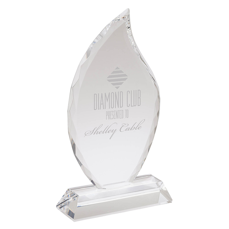 Picture of Fiamma II Large Crystal Flame Award