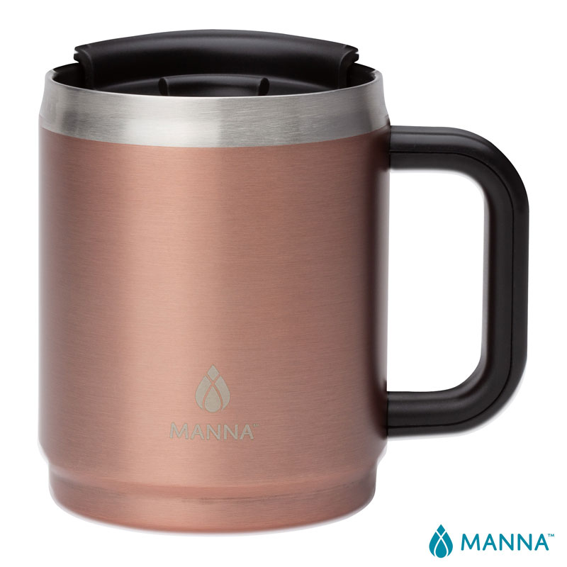 Picture of Manna 14 oz. Boulder Stainless Steel Camping Mug w/ Handle
