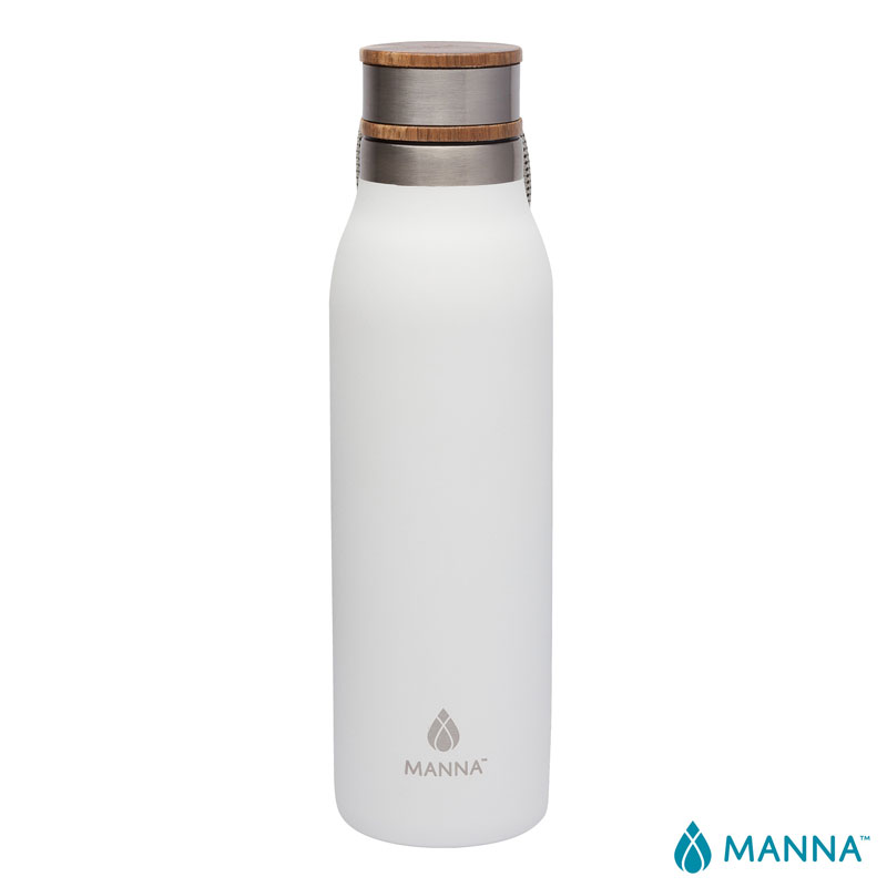 Picture of Manna 18 oz. Ascend Stainless Steel Water Bottle w/ Acacia Lid
