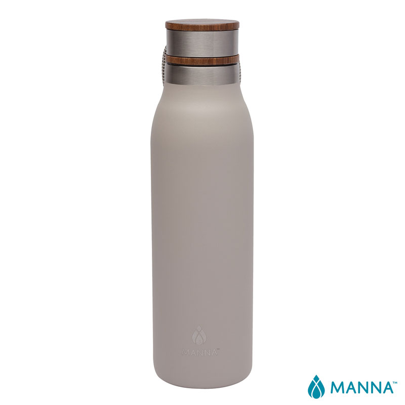 Picture of Manna 18 oz. Ascend Stainless Steel Water Bottle w/ Acacia Lid
