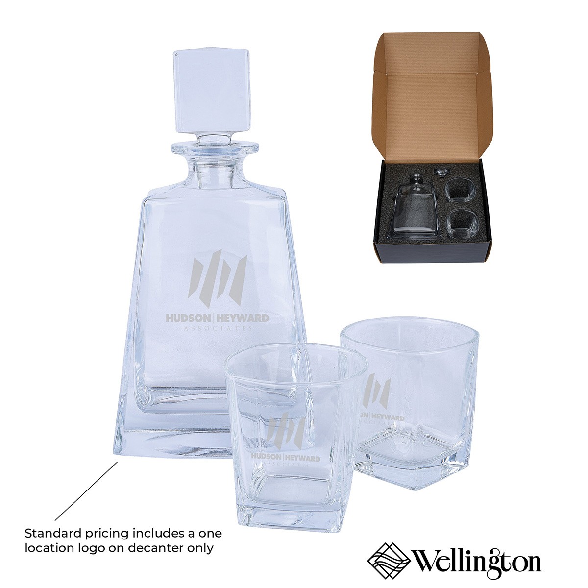Picture of Wellington Baron Whiskey Decanter & Glasses Set