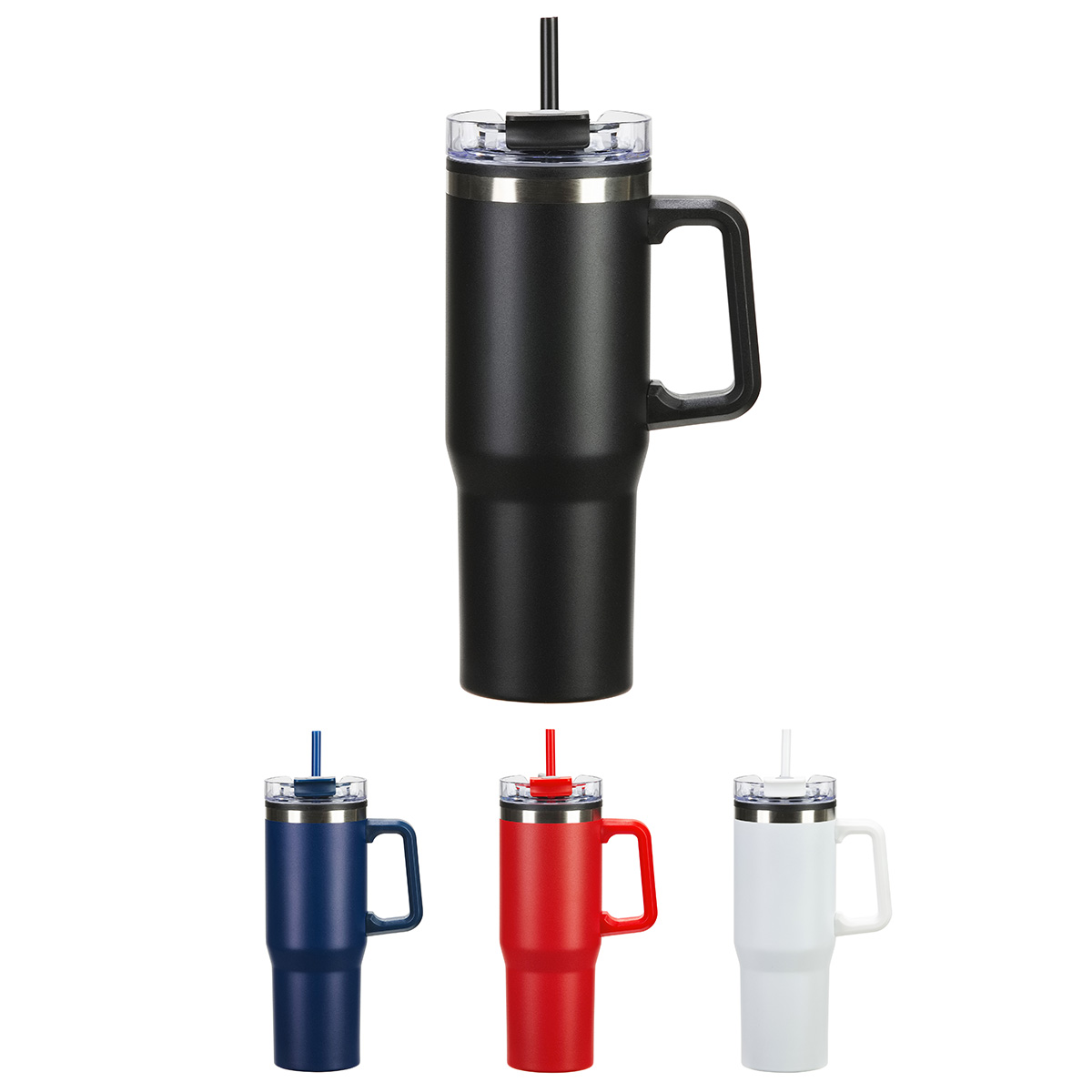 Picture of Oceanic 30 oz Stainless Steel/Polypropylene Mug with Color-Matching Handle