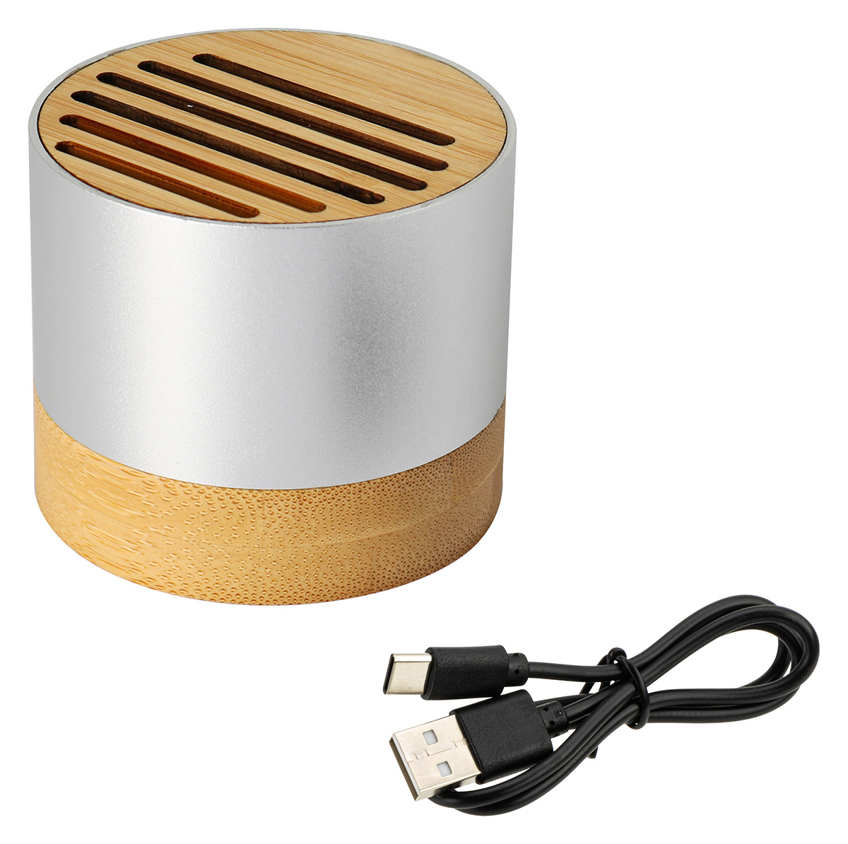 Picture of EcoSound Bamboo/Recycled Aluminum Wireless Speaker