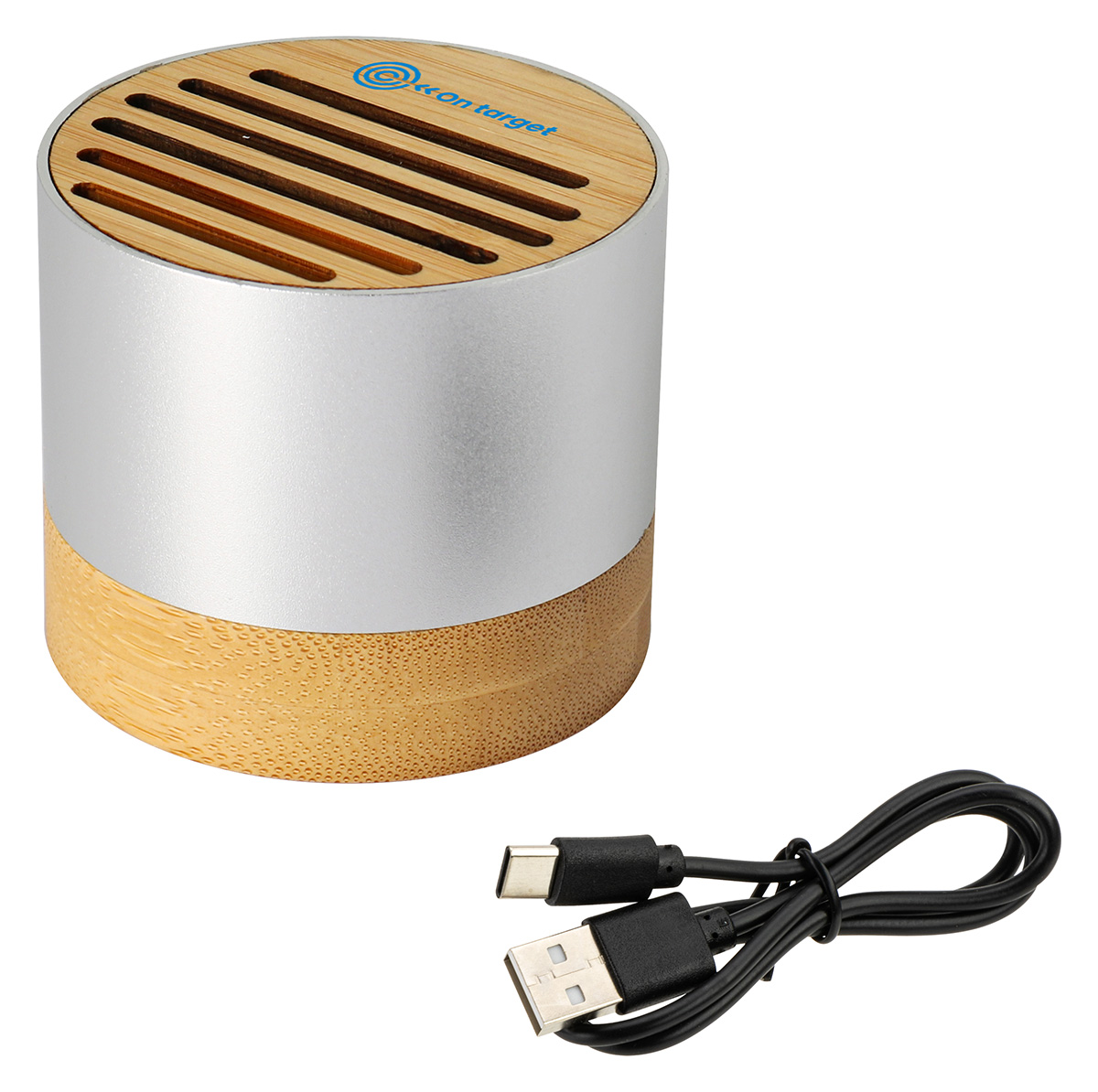 Picture of EcoSound Bamboo/Recycled Aluminum Wireless Speaker