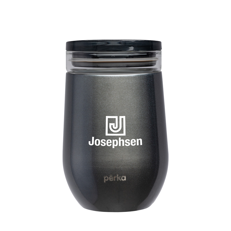 Picture of Perka Taylor 12 oz. Double Wall, Stainless Steel Wine Mug