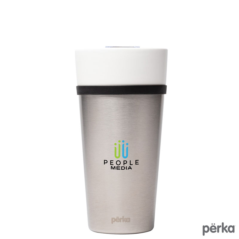 Picture of Perka Linden 14 oz. Double Wall Ceramic Tumbler w/ Stainless Steel Outer