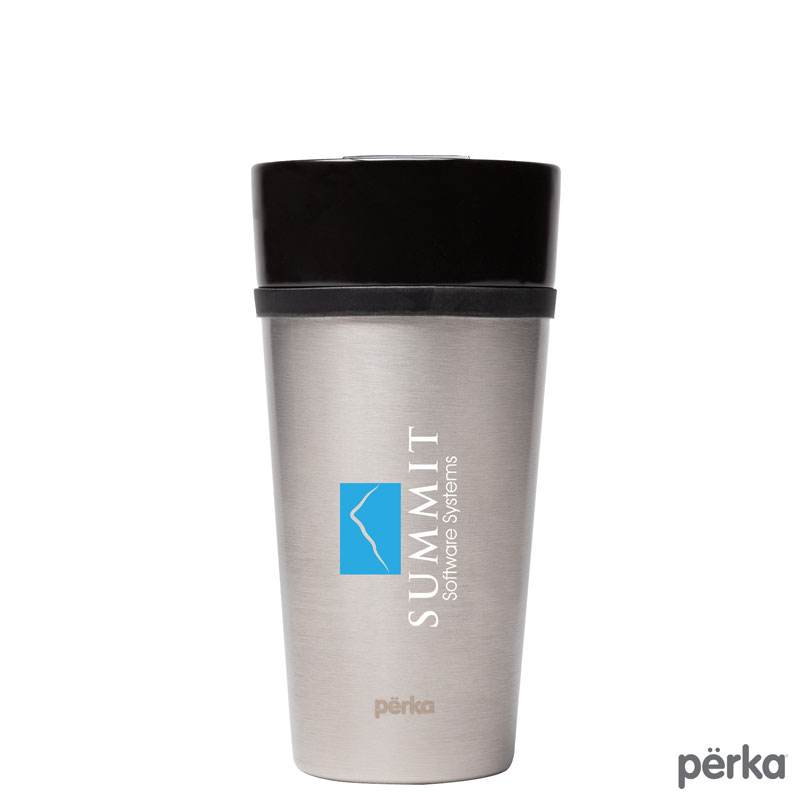 Picture of Perka Linden 14 oz. Double Wall Ceramic Tumbler w/ Stainless Steel Outer
