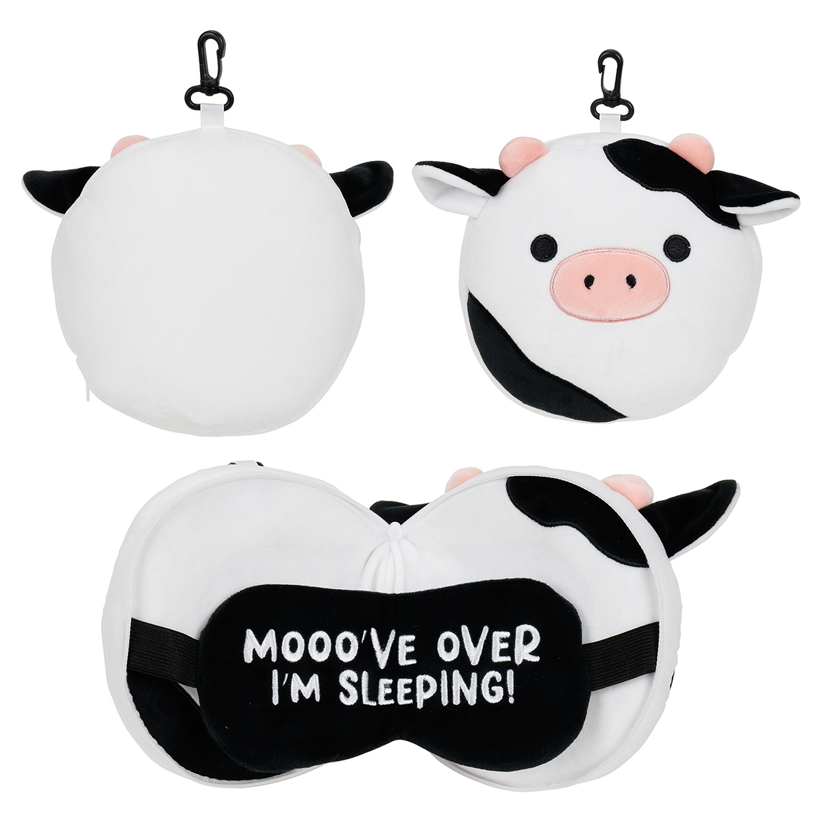 Picture of Comfort Pals™ Cow 2-in-1 Pillow Sleep Mask