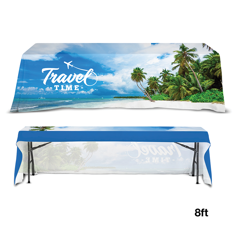 Picture of DisplaySplash 8' Open Back Table Throw