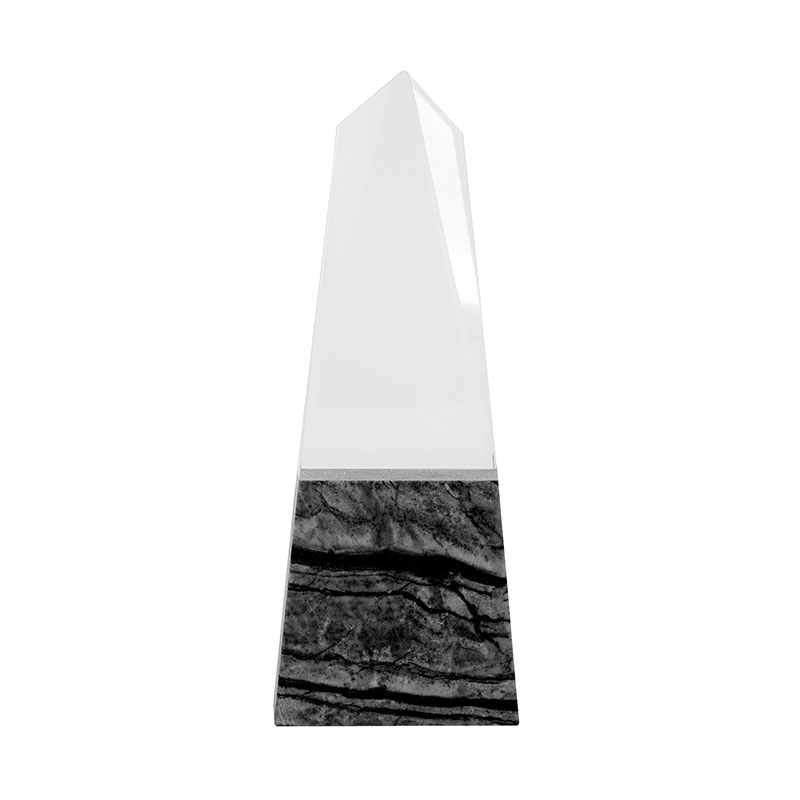 Picture of Deneb Crystal Obelisk with Marble Base
