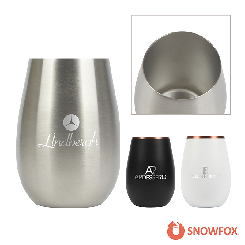 Picture of Snowfox 8 oz. Vacuum Insulated Sauvignon Blanc Wine Glass