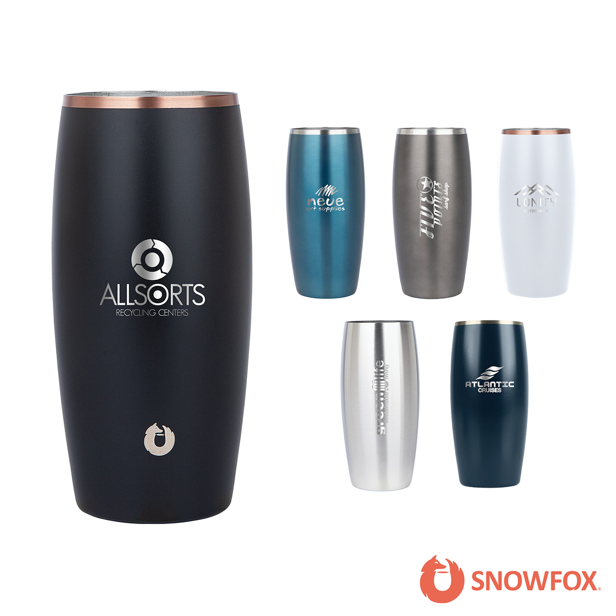 Picture of Snowfox 18 oz. Vacuum Insulated Beer Tumbler