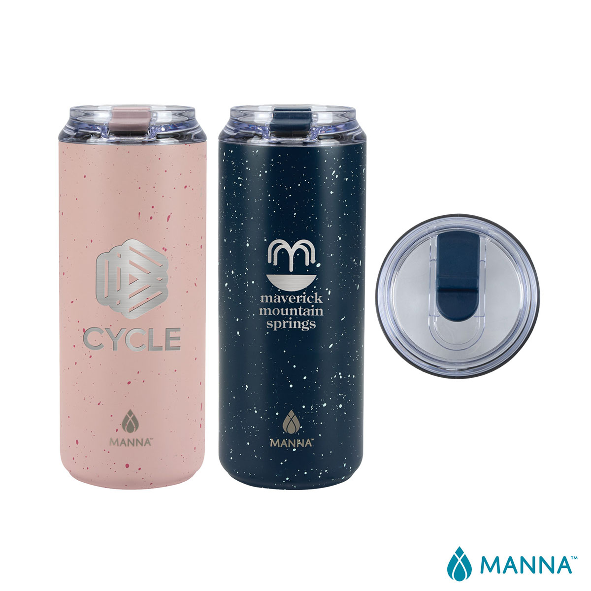 Picture of Manna Tall Boy 18 oz. Double Wall Stainless Steel Tumbler w/ Speckled Finish