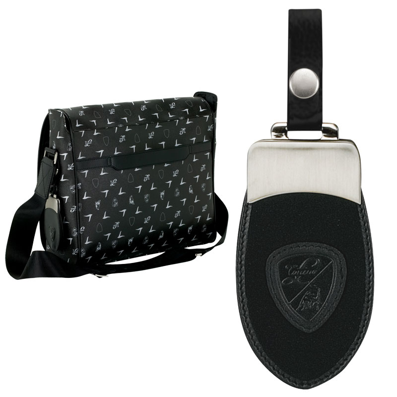 Picture of Black Lamborghini Shoulder Bag