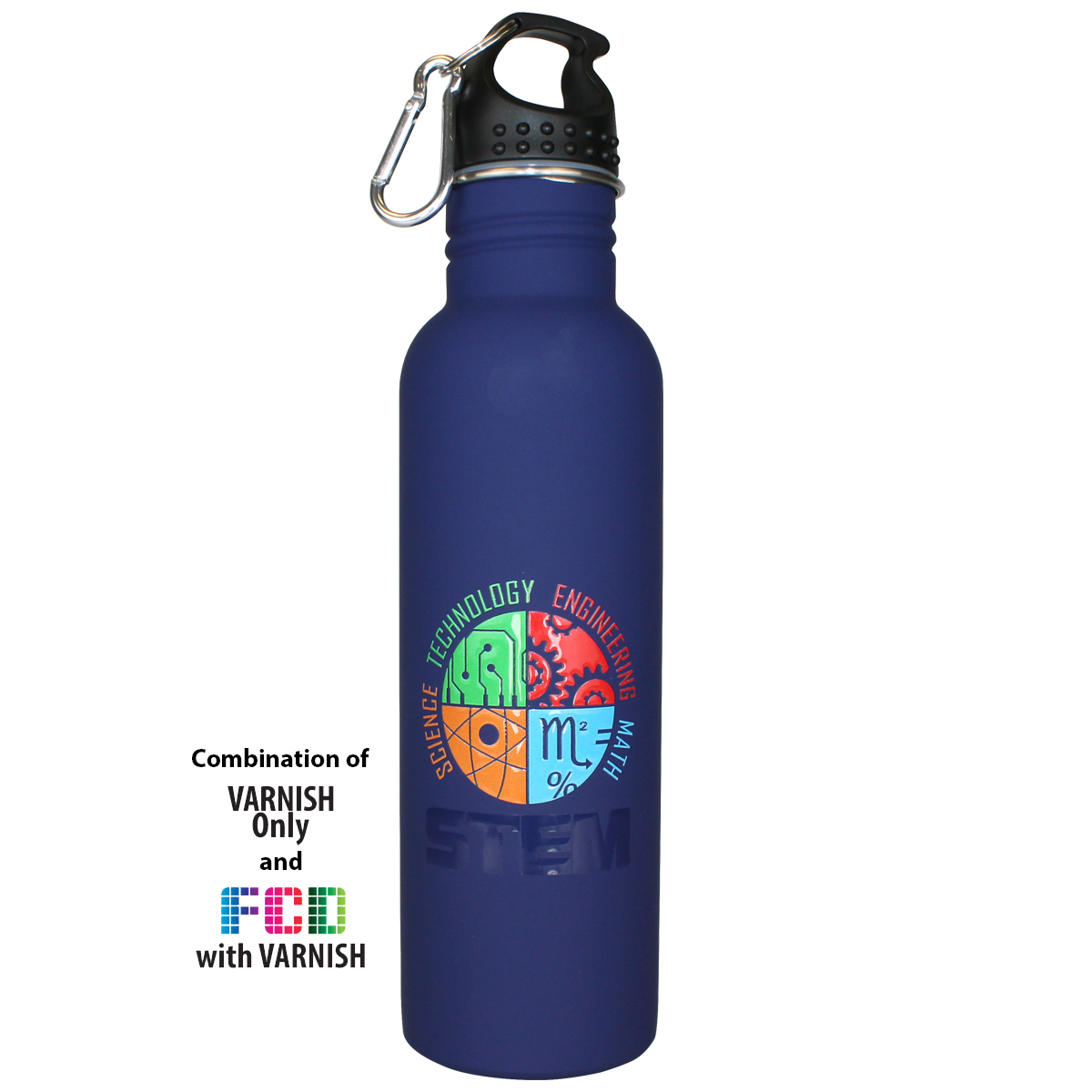 Picture of 25 Oz. Halcyon® Stainless Quest Bottle (FCD w/Varnish or Varnish Only)