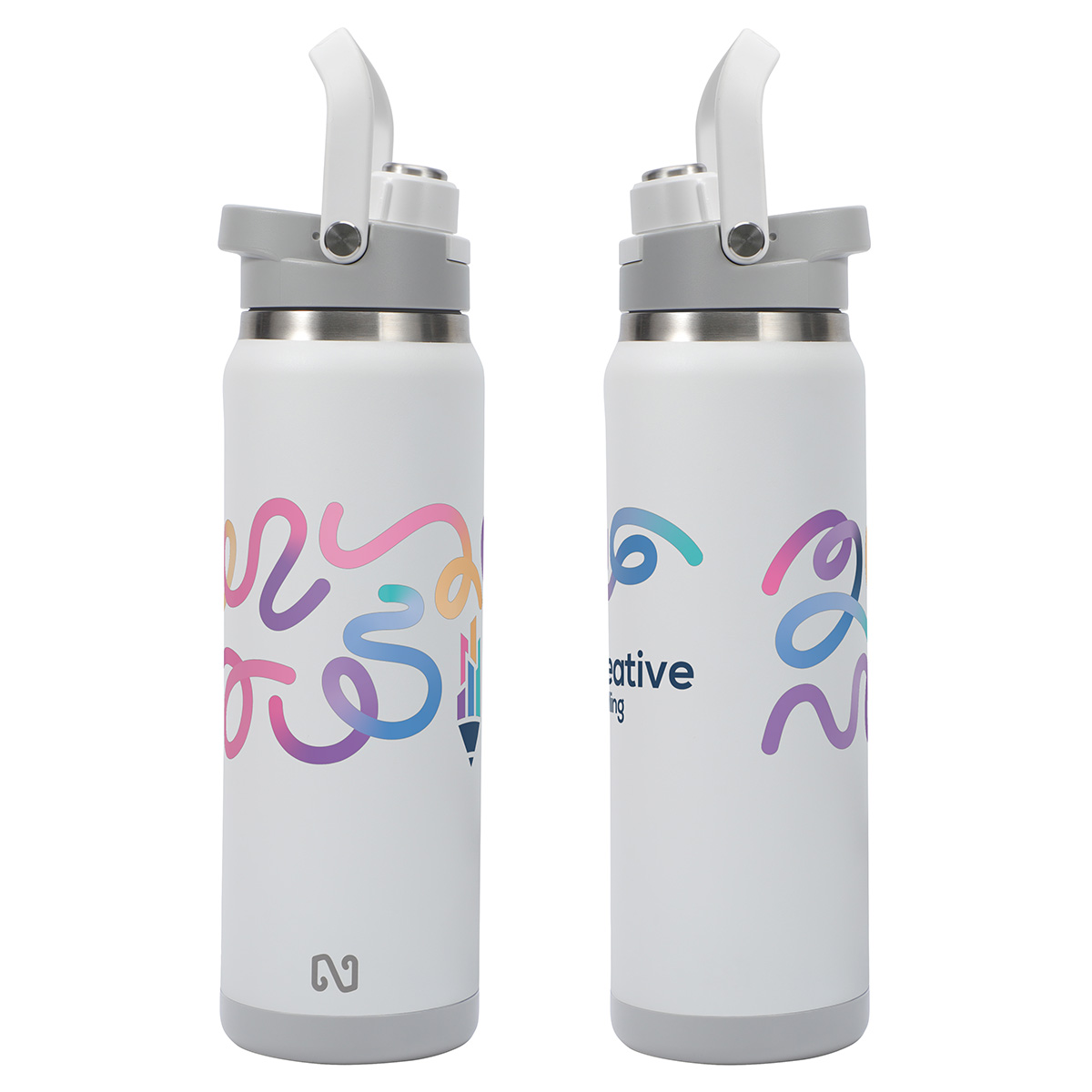 Picture of NAYAD® Crusade 28 oz Stainless Steel Double-Wall Bottle with Hidden Cup