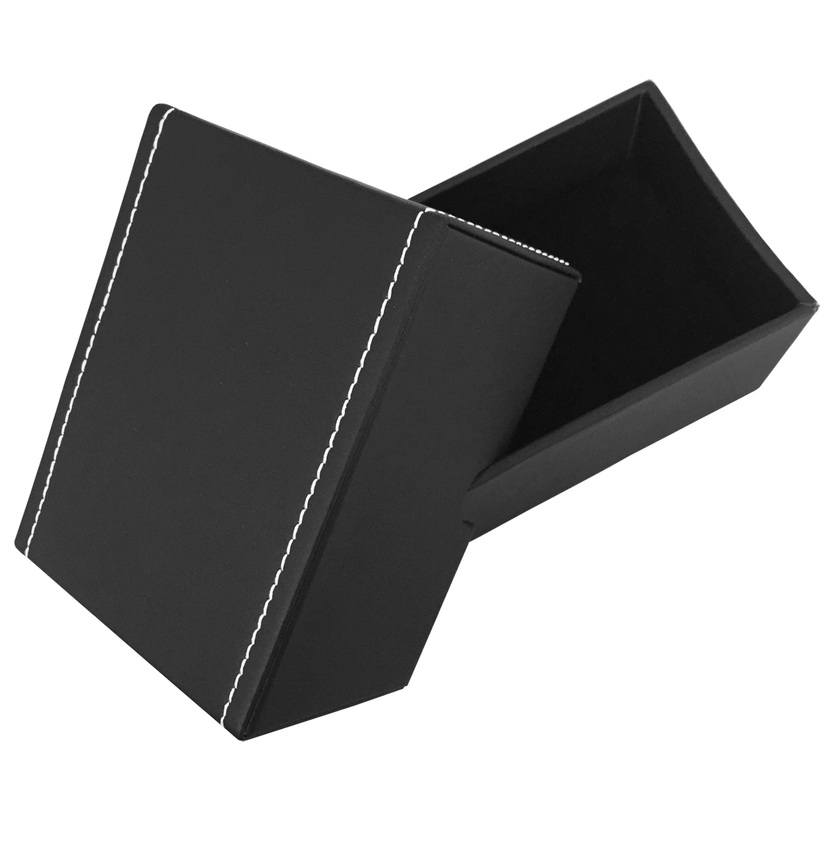 Picture of Black Leatherette 2-Piece Gift Box