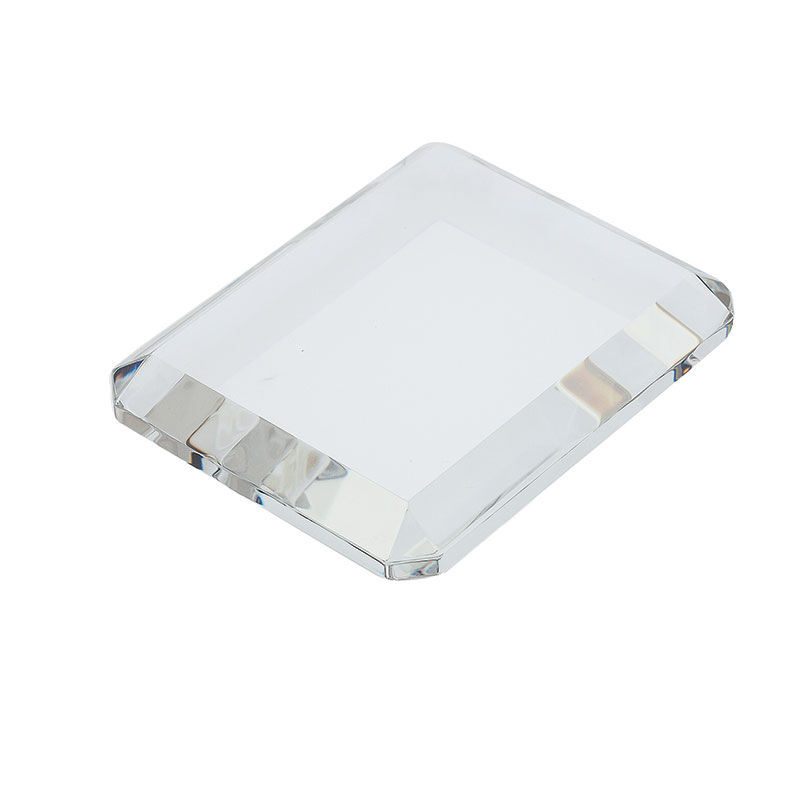 Picture of Prato Rectangle Crystal Paperweight