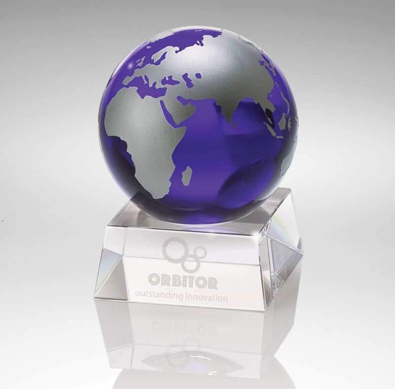 Picture of Firmada II Blue Crystal Globe