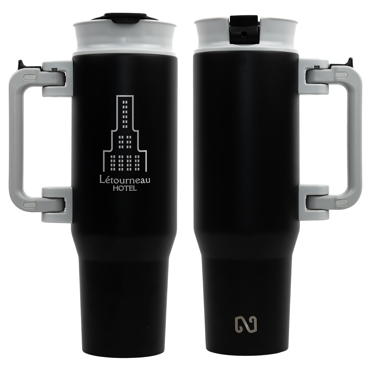 Picture of NAYAD® Genesis 40 oz Stainless Steel Double-Wall Mug with Foldable Handle