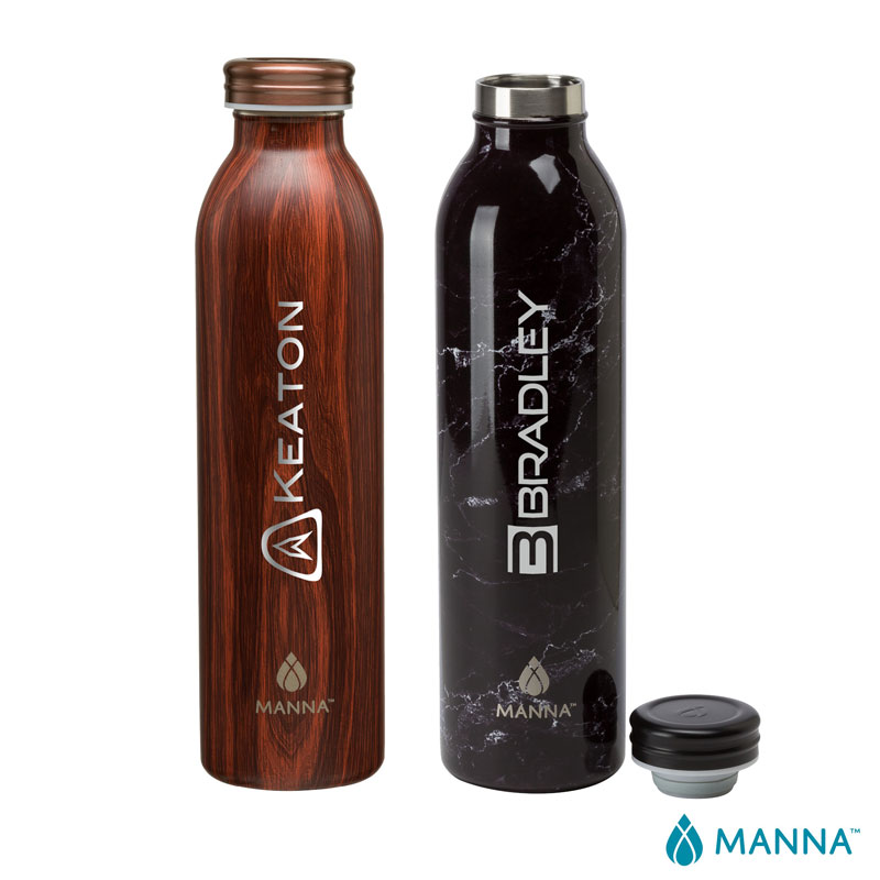 Picture of Manna 20 oz. Retro Stainless Steel Water Bottle