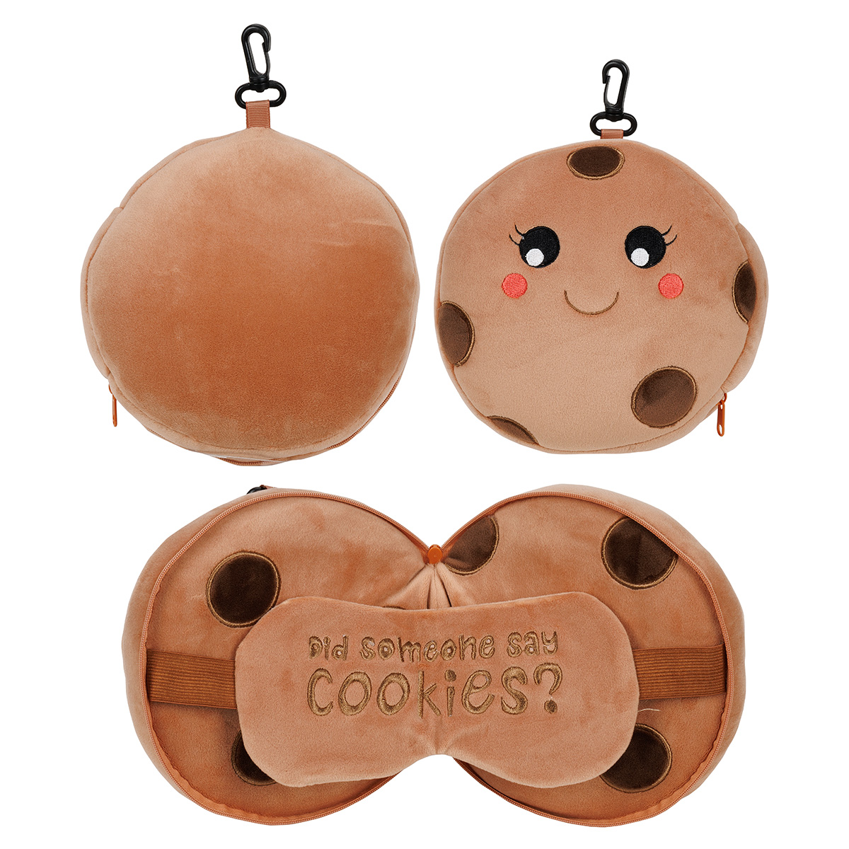 Picture of Comfort Pals™ Cookie 2-in-1 Pillow Sleep Mask