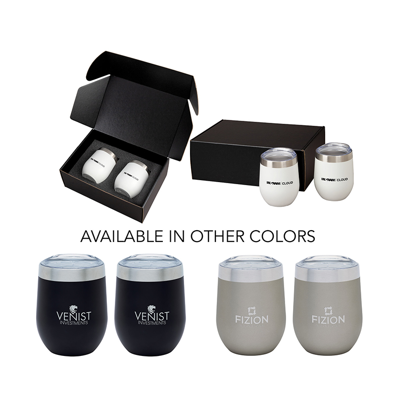 Picture of Brisbane II Two-Piece Classic Wine Tumbler Gift Set