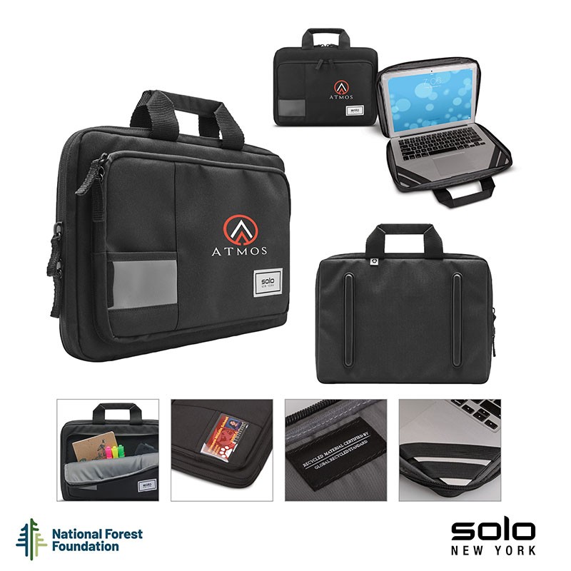 Picture of Solo New York Secure-Fit 13.3" RPET Chromebook Case