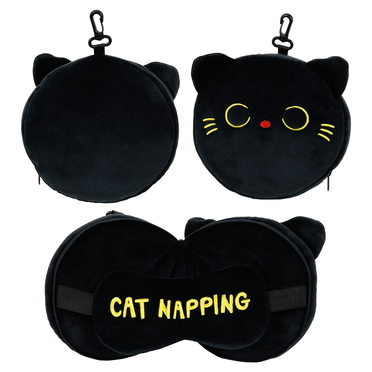 Picture of Comfort Pals™ Cat 2-in-1 Pillow Sleep Mask