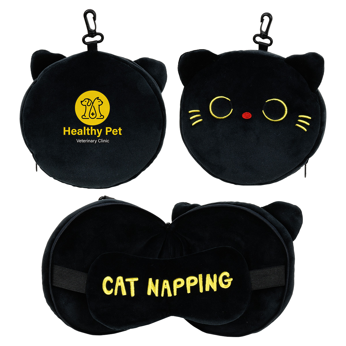 Picture of Comfort Pals™ Cat 2-in-1 Pillow Sleep Mask