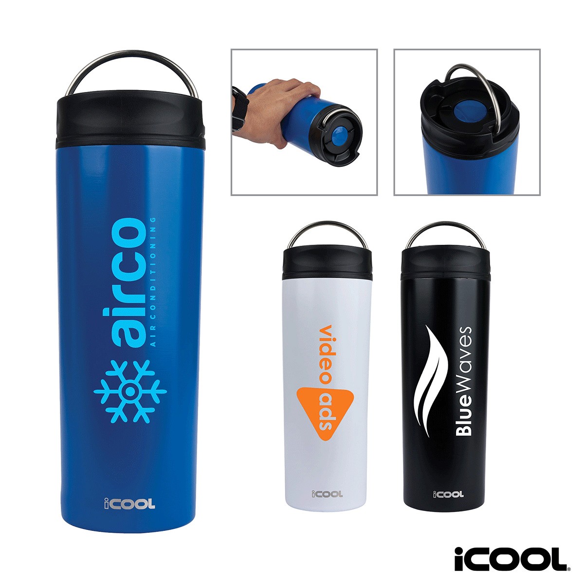 Picture of iCOOL Cedarpoint 16 oz. Vacuum Insulated 360 Tumbler
