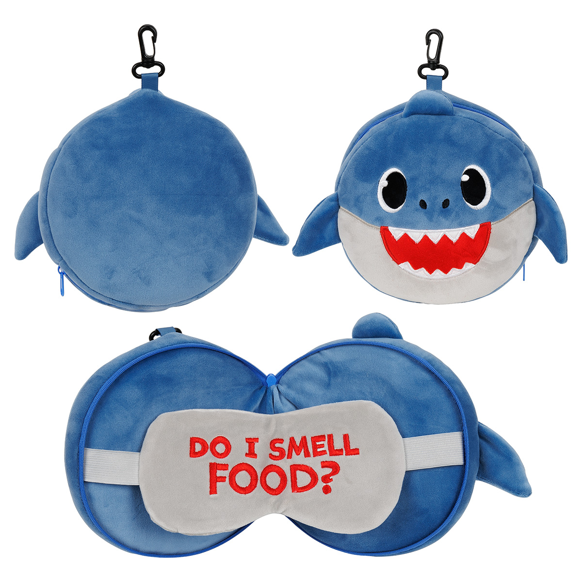 Picture of Comfort Pals™ Shark 2-in-1 Pillow Sleep Mask