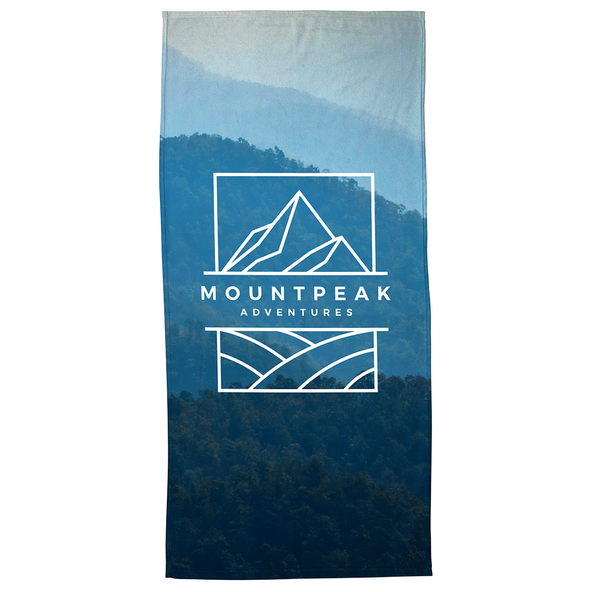 Picture of Silk Touch Beach Blanket/Towel 28" x 58" 300GSM Poly/Cotton - Full Color
