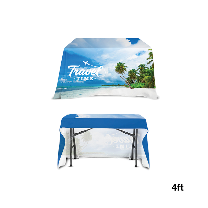 Picture of DisplaySplash 4' Open Back Table Throw
